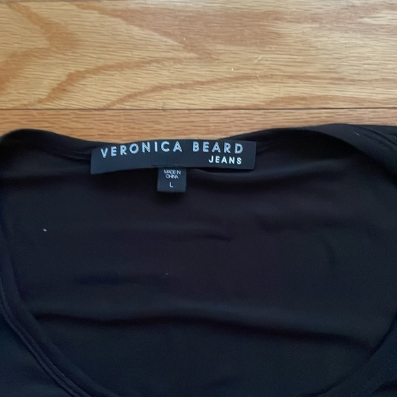 Veronica beard Hannock ruched jersey minidress L B5 - Picture 2 of 7